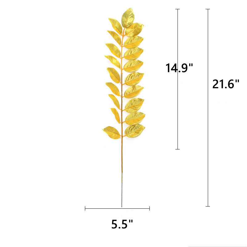 Hojas de palmera artificiales con resistencia a los rayos UV para jardín, balcón y terraza - Maple
