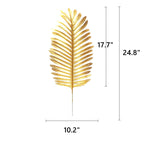 Hojas de palmera artificiales con resistencia a los rayos UV para jardín, balcón y terraza - Zamioculcas