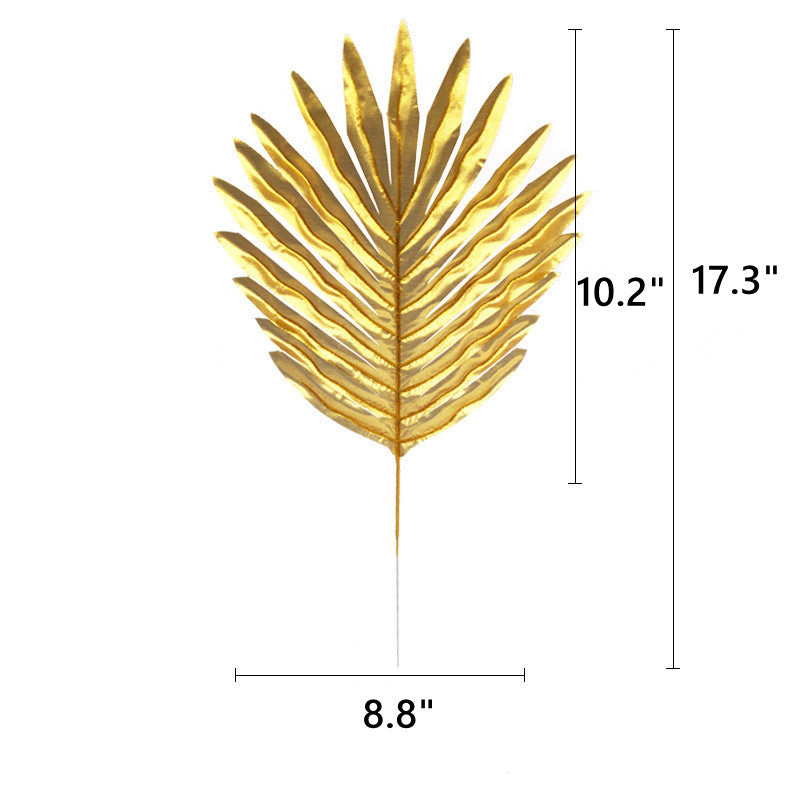 Hojas de palmera artificiales con resistencia a los rayos UV para jardín, balcón y terraza - Butterfly palm