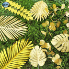 Hojas de palmera artificiales con resistencia a los rayos UV para jardín, balcón y terraza - Monstera