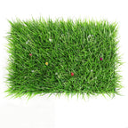 Boj artificial con resistencia a los rayos UV de 24" x 16" 12 piezas para jardín, balcón y terraza - Verde 7