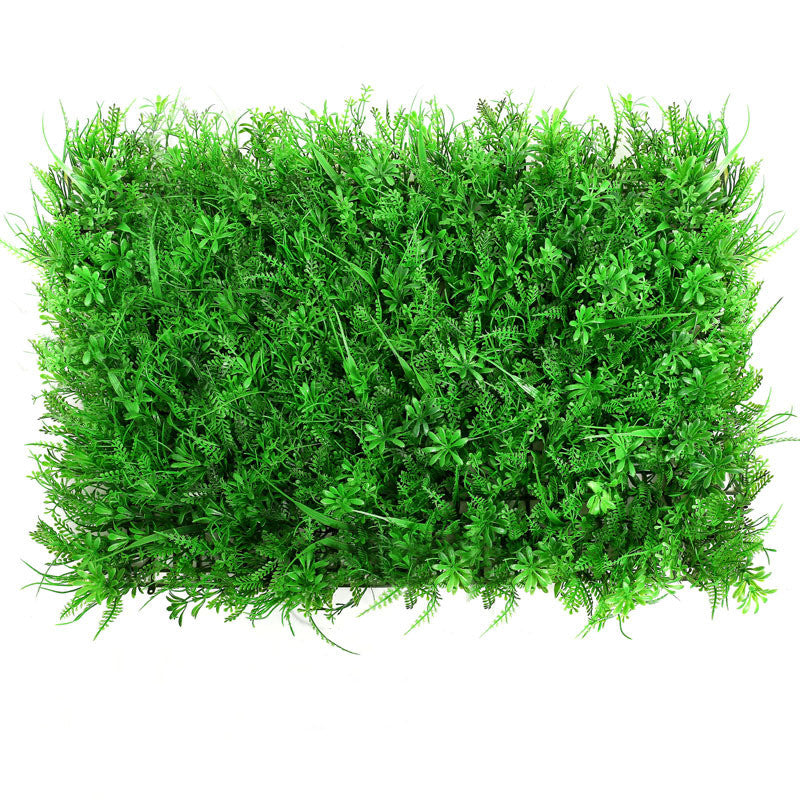 Boj artificial con resistencia a los rayos UV de 24" x 16" 12 piezas para jardín, balcón y terraza - Verde 5