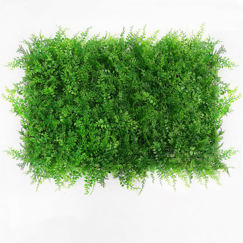 Boj artificial con resistencia a los rayos UV de 24" x 16" 12 piezas para jardín, balcón y terraza - Verde 4