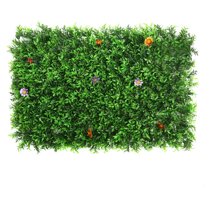 Boj artificial con resistencia a los rayos UV de 24" x 16" 12 piezas para jardín, balcón y terraza - Verde 2