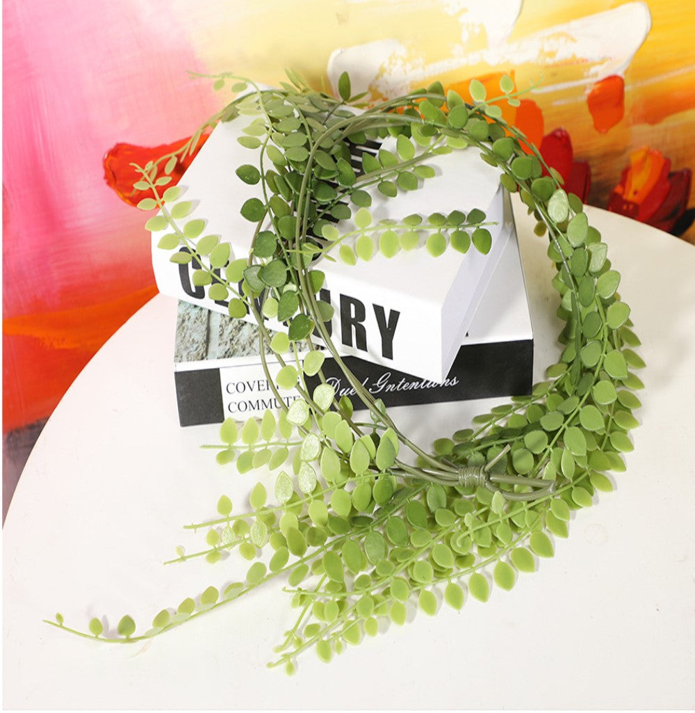 Planta artificial con resistencia a los rayos UV de 39" para jardín, balcón y terraza - Blanco