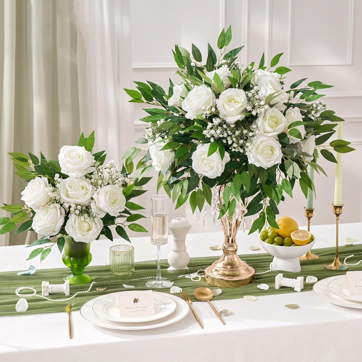 Eucalipto artificial de 26" x 15" para bodas y eventos