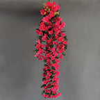 Campanillas artificiales con resistencia a los rayos UV de 33" 2 piezas para jardín, balcón y terraza