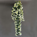 Campanillas artificiales con resistencia a los rayos UV de 33" 2 piezas para jardín, balcón y terraza - Light morado