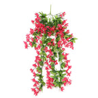 Orquídeas artificiales con resistencia a los rayos UV de 32" x 15" para jardín, balcón y terraza