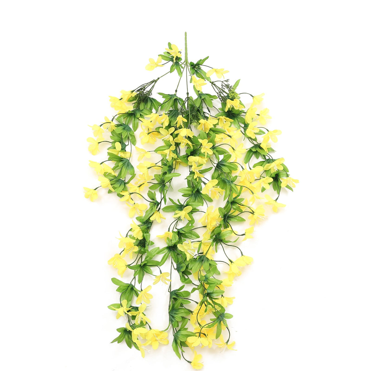 Orquídeas artificiales con resistencia a los rayos UV de 32" x 15" para jardín, balcón y terraza