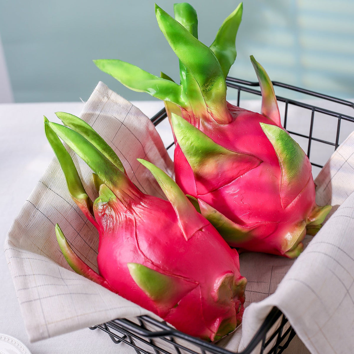 Rosas artificiales para decoración de interiores - Rojo rosa