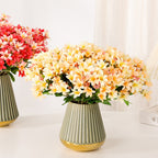 Lirios artificiales de 12" para arreglos florales y proyectos DIY - Crema