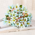 Lirios artificiales de 12" para arreglos florales y proyectos DIY