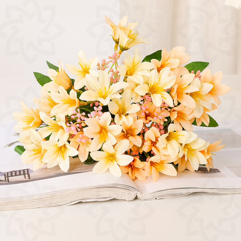 Lirios artificiales de 12" para arreglos florales y proyectos DIY - Rosa
