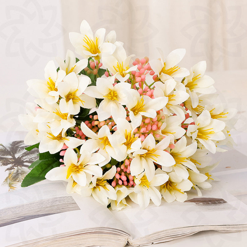 Lirios artificiales de 12" para arreglos florales y proyectos DIY - Morado