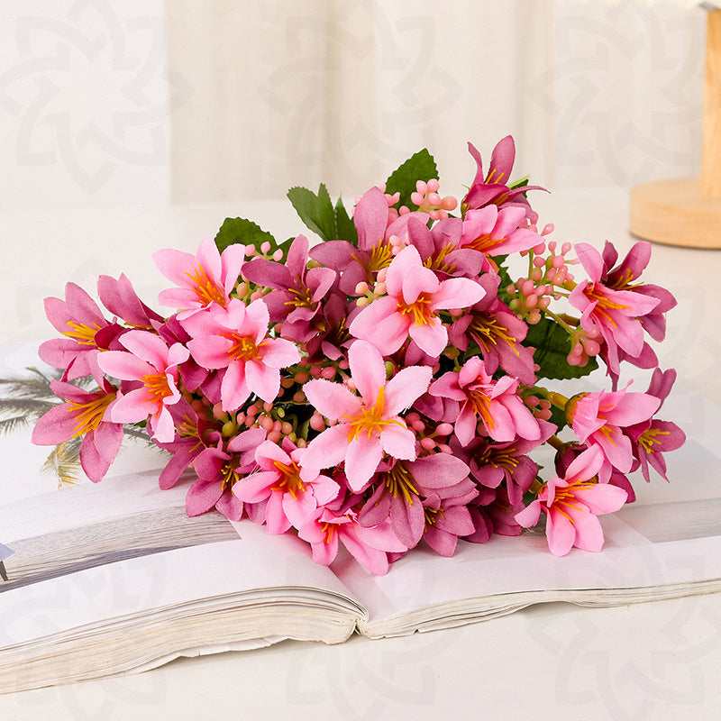 Lirios artificiales de 12" para arreglos florales y proyectos DIY