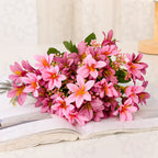 Lirios artificiales de 12" para arreglos florales y proyectos DIY