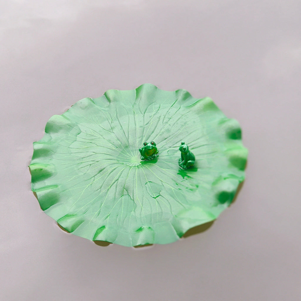 Lotos artificiales con resistencia a los rayos UV 2 piezas para jardín, balcón y terraza