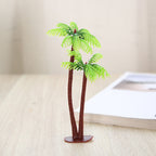 Hojas de palmera artificiales de 5" x 2" 10 piezas para decoración del hogar, eventos y escaparates