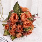 Peonías artificiales de 11" para arreglos florales y proyectos DIY - Dusty champán