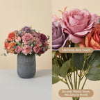Peonías artificiales de 11" x 5" 12 paquetes para bodas y eventos