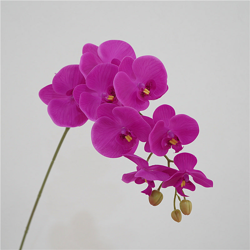 Orquídeas phalaenopsis artificiales con tacto real de 38" para bodas y eventos - Morado