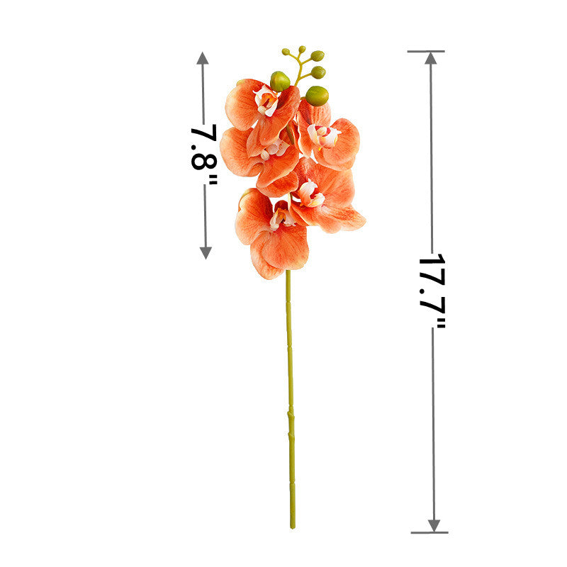 Orquídeas phalaenopsis artificiales con tacto real de 17" para bodas y eventos