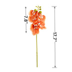 Orquídeas phalaenopsis artificiales con tacto real de 17" para bodas y eventos