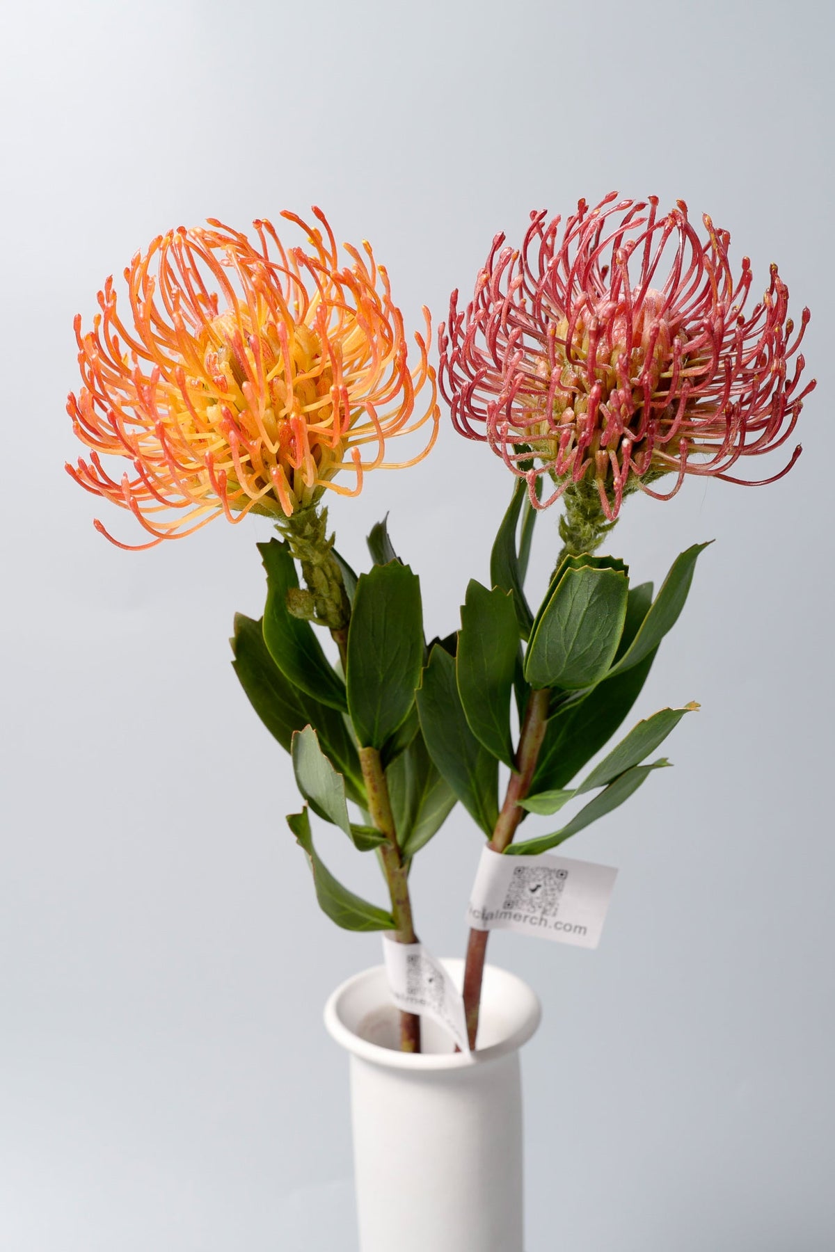 Flores artificiales de 21" para bodas y eventos - Naranja