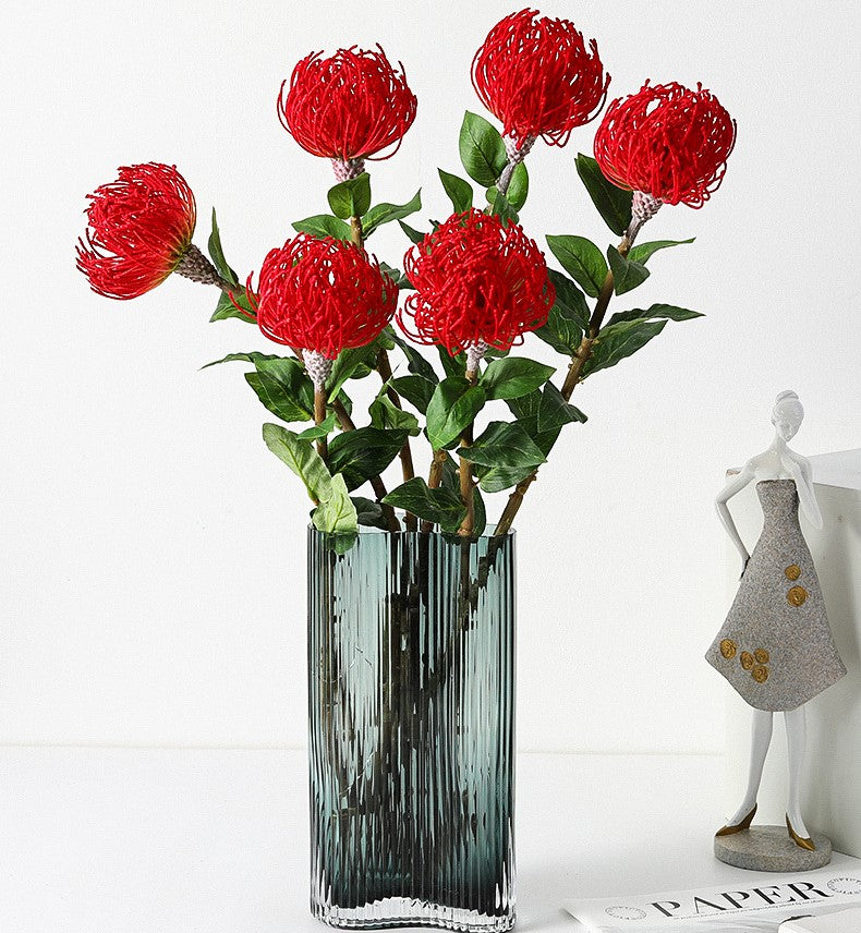 Rosas artificiales de 30" para bodas y eventos - Naranja