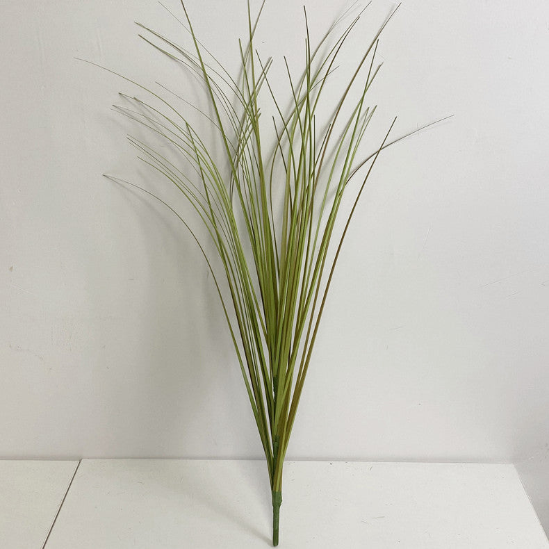 Césped ornamental artificial con resistencia a los rayos UV 10 piezas para jardín, balcón y terraza - 23.6" Verde/morado