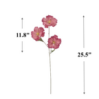 Tallos artificiales de 25" 30 piezas para bodas y eventos - Morado