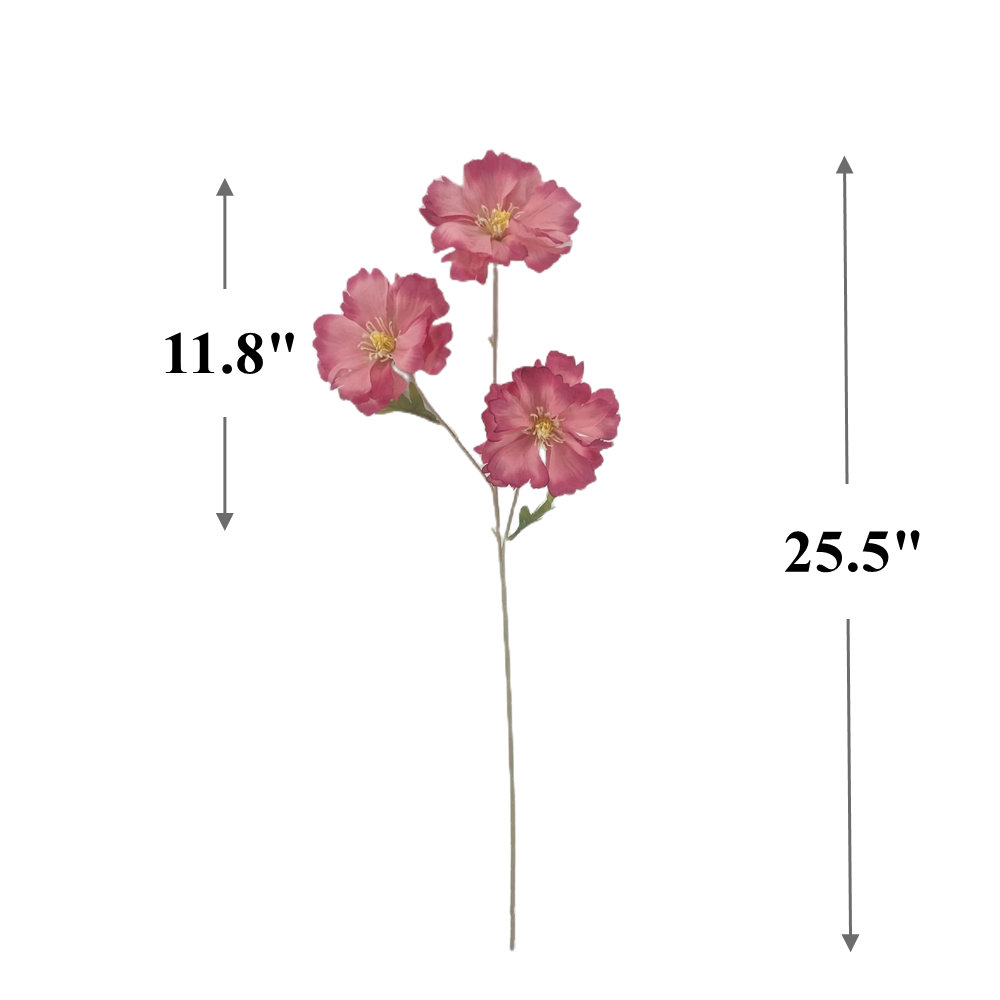 Tallos artificiales de 25" 30 piezas para bodas y eventos - Morado