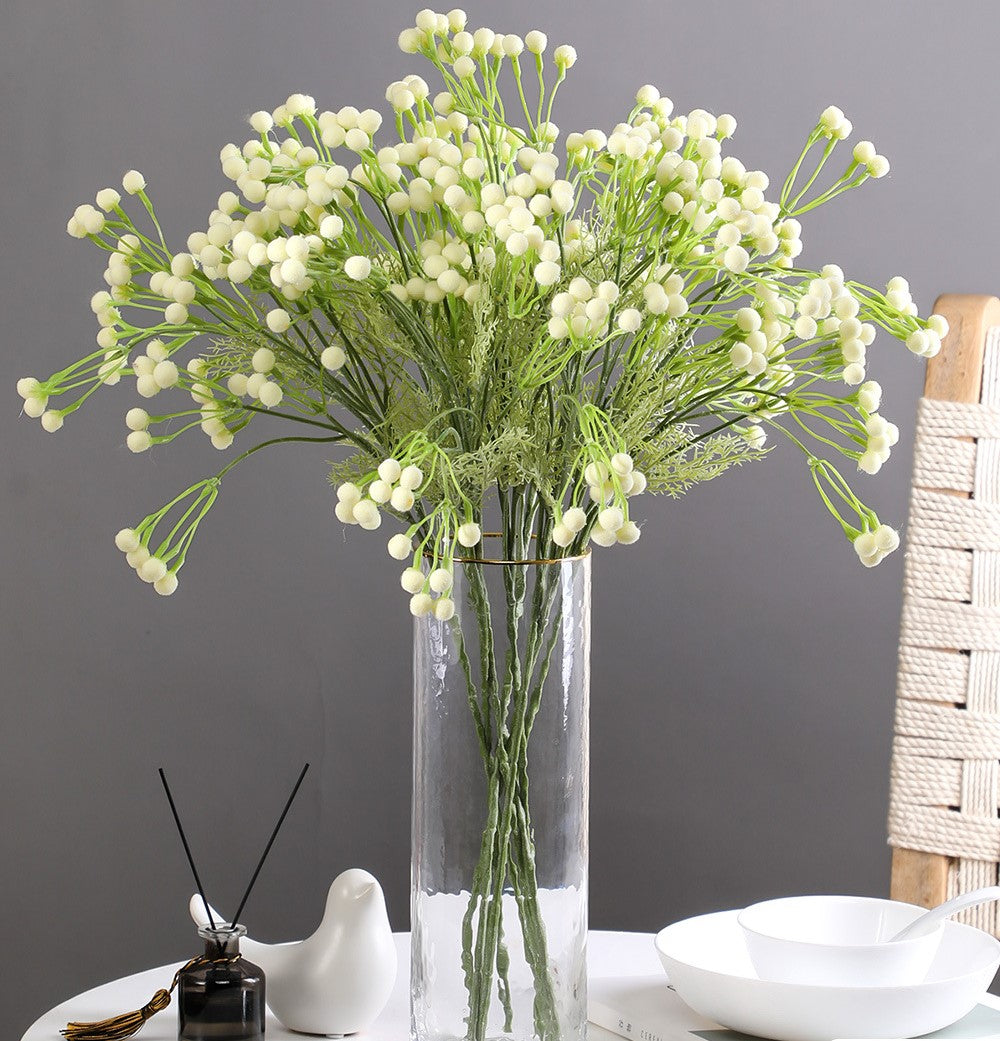 Flores artificiales de 24" para bodas y eventos - Amarillo