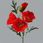 Amapolas artificiales de 18" para bodas y eventos