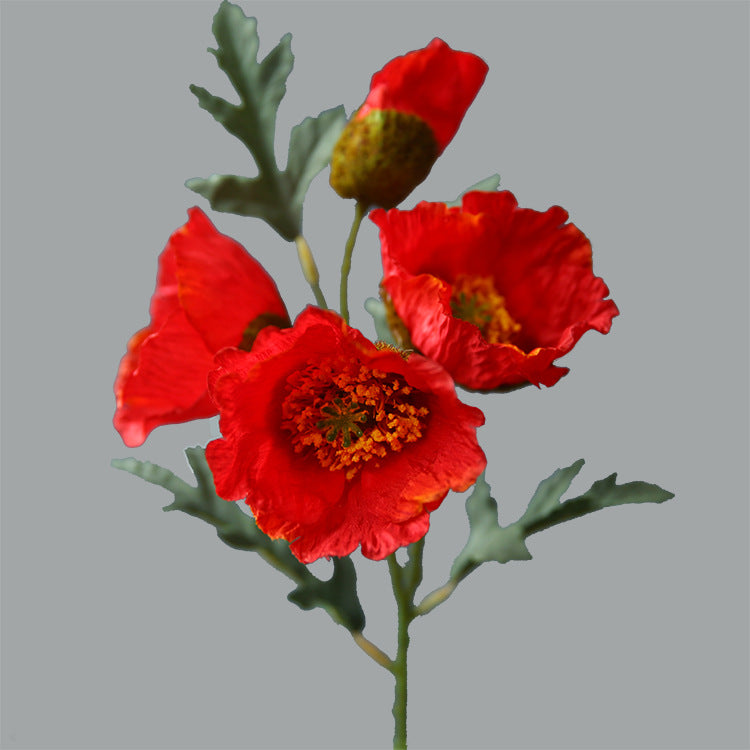 Amapolas artificiales de 18" para bodas y eventos