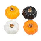 Calabazas artificiales de 3" x 3" 12 piezas para decoración de interiores