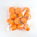 Calabazas artificiales de 3" x 3" 12 piezas para decoración de interiores