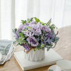 Margaritas artificiales de 6" para decoración de interiores - Bright morado