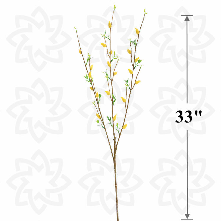 Tallos artificiales de 33" 3 piezas para bodas y eventos