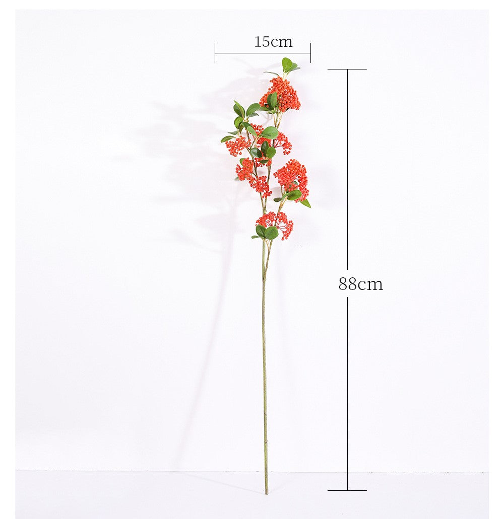 Bayas artificiales de 35" para jardín, balcón y terraza