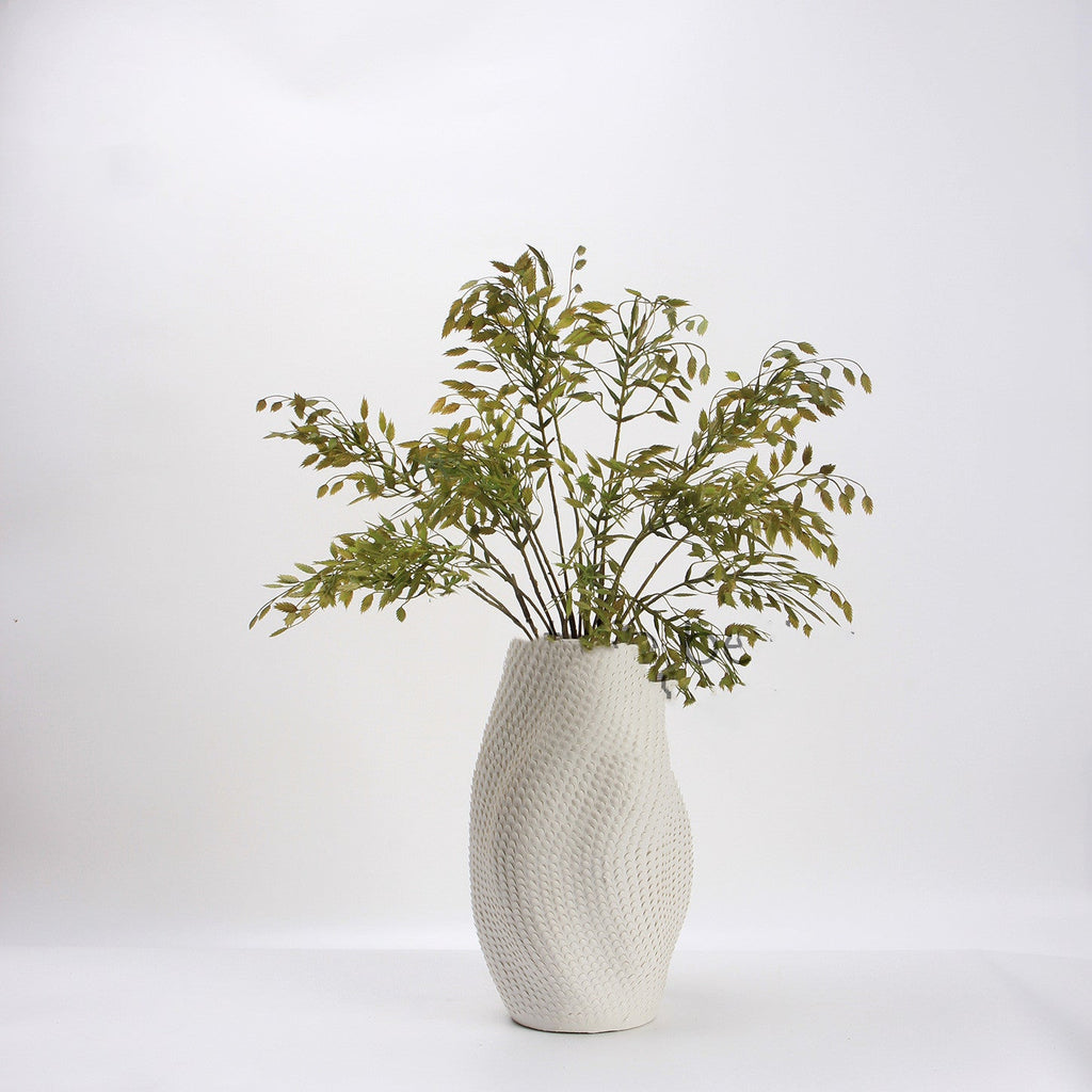 Césped ornamental artificial de 19" para escaparates y espacios comerciales - Verde