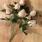 Rosas artificiales de 18" para decoración del hogar, eventos y escaparates