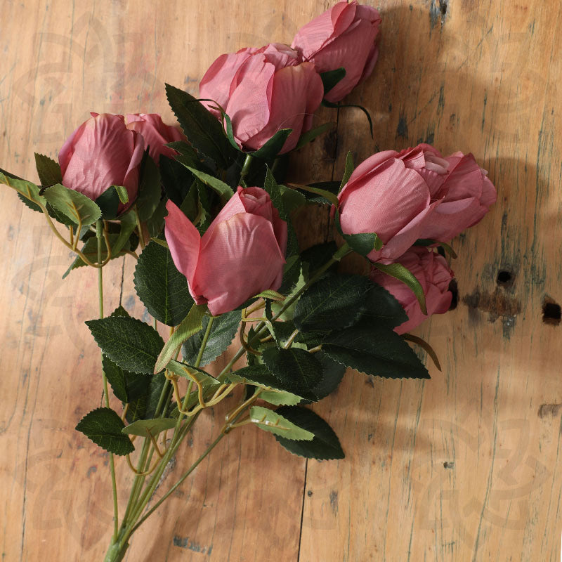 Rosas artificiales de 18" para decoración del hogar, eventos y escaparates