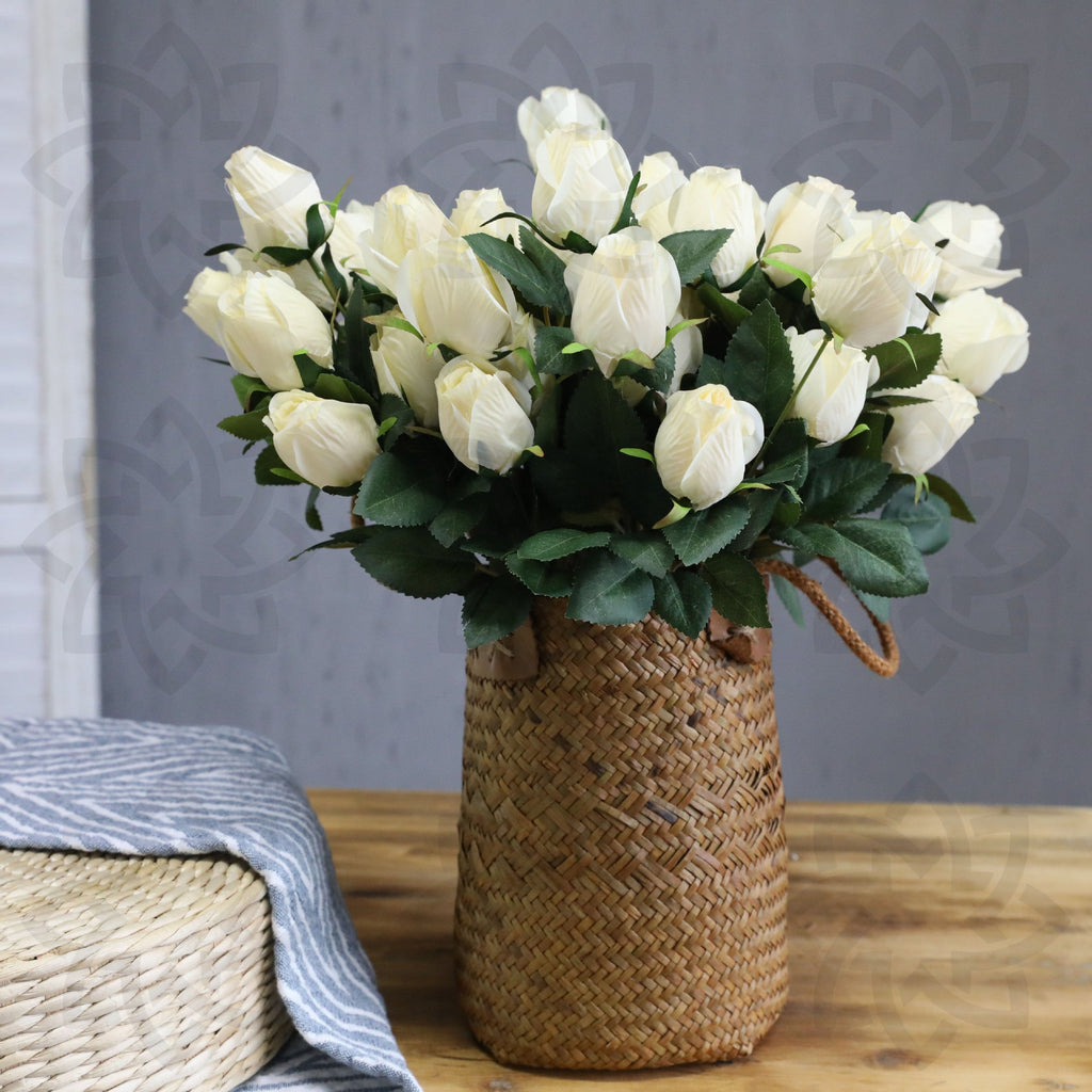 Rosas artificiales de 18" para decoración del hogar, eventos y escaparates