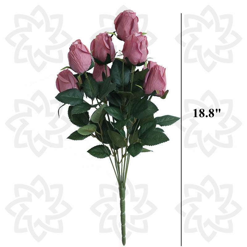 Rosas artificiales de 18" para decoración del hogar, eventos y escaparates