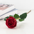 Rosas artificiales de 19" para bodas y eventos - Champán