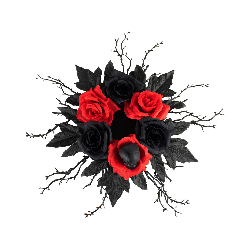 Rosas artificiales de 15" x 15" para decoración del hogar