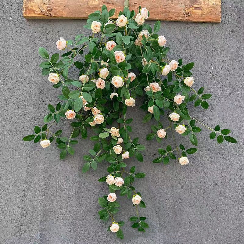 Rosas artificiales de 32" x 16" para bodas y eventos - Champán