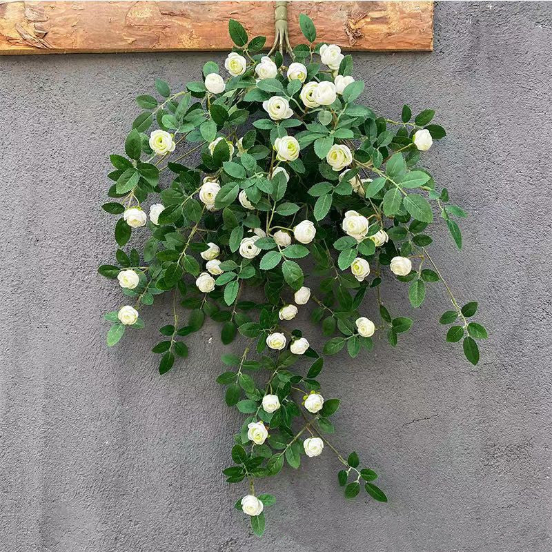 Rosas artificiales de 32" x 16" para bodas y eventos - Blanco